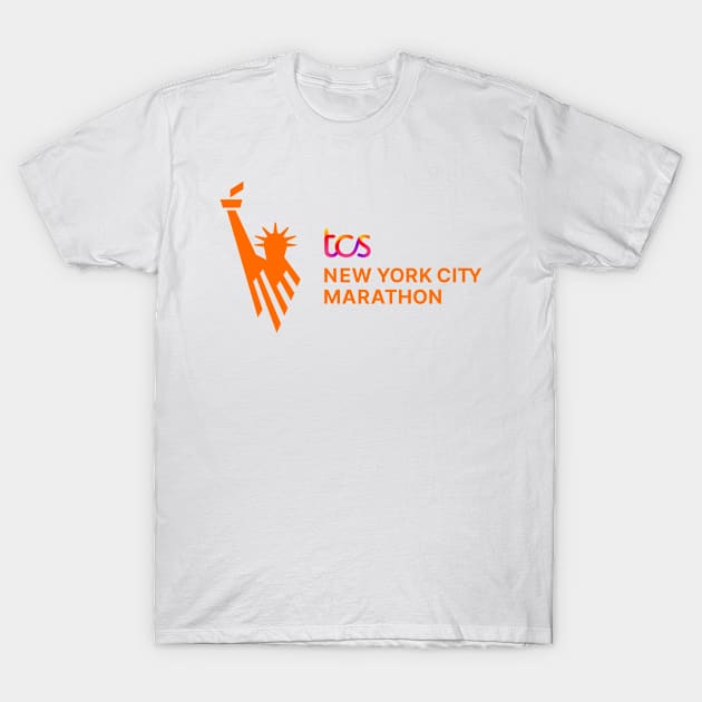 TCS NEW YORK CITY MARATHON T-Shirt by BonnyManthe